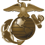 USMC Eagle Globe and Anchor — United States Marine Corps emblem representing Michael Perry's MOS 1171 Water Purification training, founder of Clear Solution Services